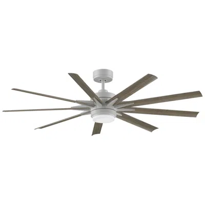 Fanimation Odyn Custom - 64 Inch - Mww With Wew Blades And Led Lk