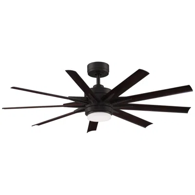 Fanimation Odyn Custom - 72 Inch - Bnw With Dwaw Blades And Led Lk