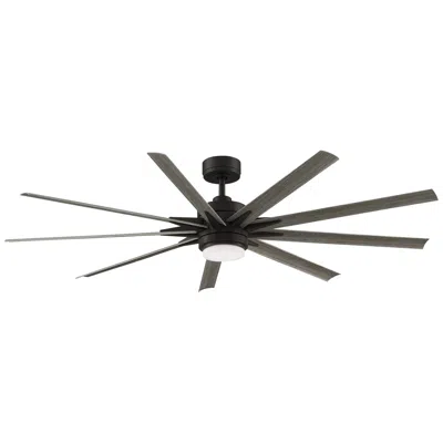 Fanimation Odyn Custom - 72 Inch - Dzw With Wew Blades And Led Lk