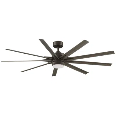 Fanimation Odyn Custom - 72 Inch - Grw With Wew Blades And Led Lk