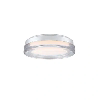 Fanimation Pendry Ceiling Fan Correlated Color Temperature (cct) Select Led Light Kit In Silver;clear,transparent Glass
