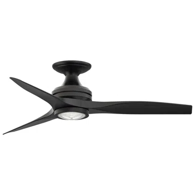 Fanimation Spitfire - 48 Inch Flush - Bl With Bl Blades And Led Lk