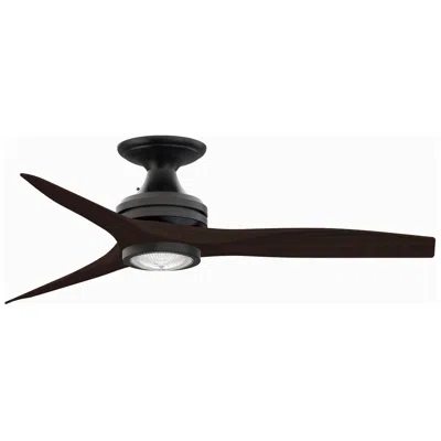 Fanimation Spitfire - 48 Inch Flush - Bl With Dwa Blades And Led Lk