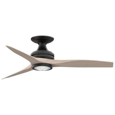 Fanimation Spitfire - 48 Inch Flush - Bl With Ww Blades And Led Lk