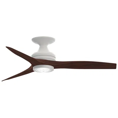 Fanimation Spitfire - 48 Inch Flush - Mw With Wk Blades And Led Lk