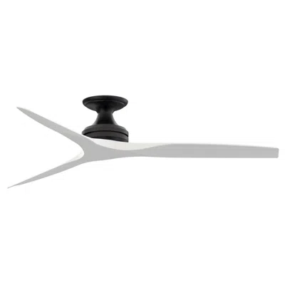 Fanimation Spitfire - 60 Inch Flush - Bl With Mw Blades