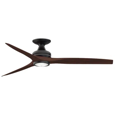 Fanimation Spitfire - 60 Inch Flush - Bl With Wk Blades And Led Lk