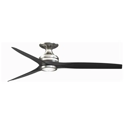 Fanimation Spitfire - 60 Inch Flush - Bn With Bl Blades And Led Lk