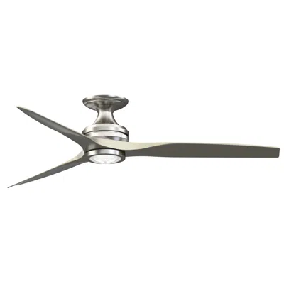 Fanimation Spitfire - 60 Inch Flush - Bn With Bn Blades And Led Lk