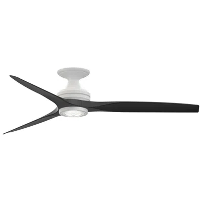 Fanimation Spitfire - 60 Inch Flush - Mw With Bl Blades And Led Lk