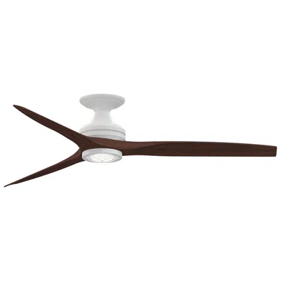 Fanimation Spitfire - 60 Inch Flush - Mw With Wk Blades And Led Lk
