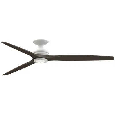 Fanimation Spitfire Dc 72 Inch Flush - Mw With Dwa Blades And Mw Led Lk