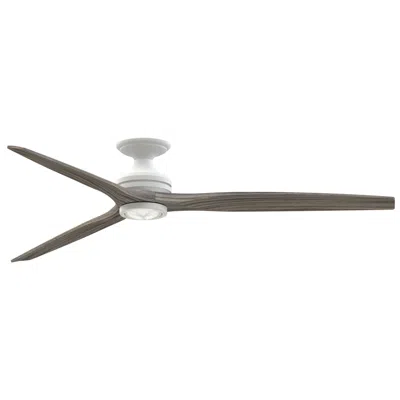 Fanimation Spitfire Dc 72 Inch Flush - Mw With We Blades And Mw Led Lk