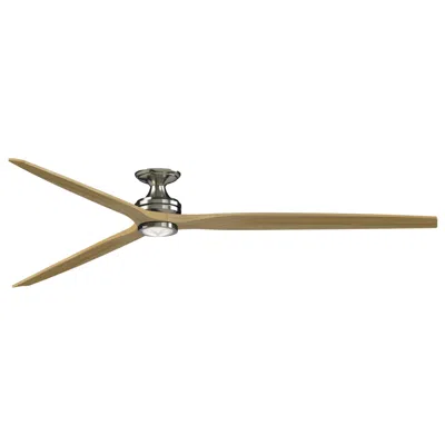Fanimation Spitfire Dc 96 Inch Flush - Bn With N Blades And Bn Led Lk