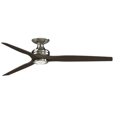 Fanimation Spitfire Dc Custom - 64 In. Flush - Bn W/ Dwa Blades, Light Kit