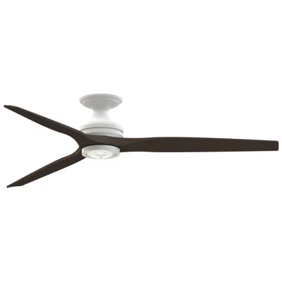 Fanimation Spitfire Dc Custom - 64 In.  Flush - Mw W/ Dwa Blades, Light Kit