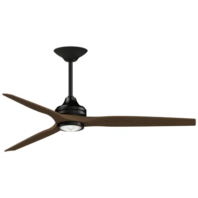 Fanimation Spitfire Dc Custom - 64 Inch - Bl With Wk Blades And Bl Led Lk