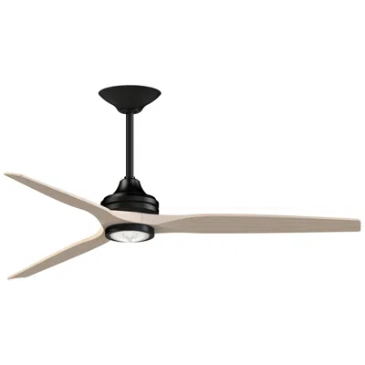 Fanimation Spitfire Dc Custom - 64 Inch - Bl With Ww Blades And Bl Led Lk