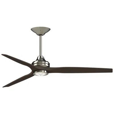 Fanimation Spitfire Dc Custom - 64 Inch - Bn With Dwa Blades And Bn Led Lk
