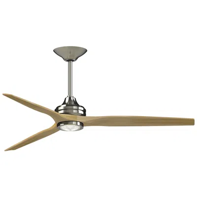 Fanimation Spitfire Dc Custom - 64 Inch - Bn With N Blades And Bn Led Lk