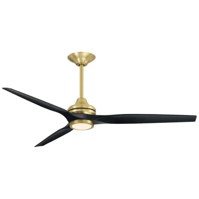 Fanimation Spitfire Dc Custom - 64 Inch - Bs With Bl Blades And Bs Led Lk