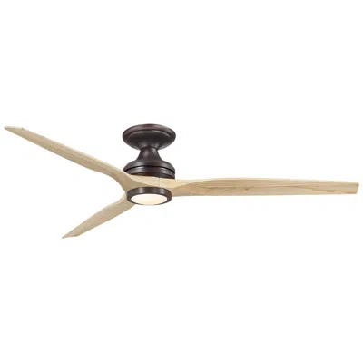 Fanimation Spitfire Dc Custom - 64 Inch Flush - Dz With N Blades, Light Kit