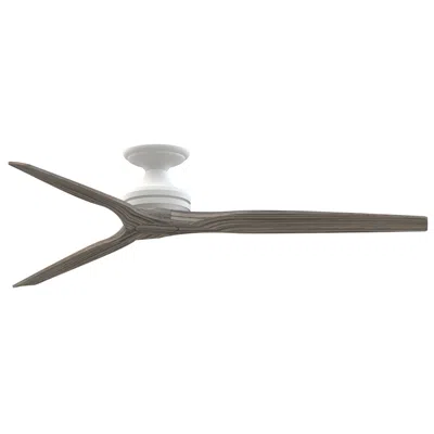 Fanimation Spitfire Dc Custom - 64 Inch Flush - Mw With We Blades