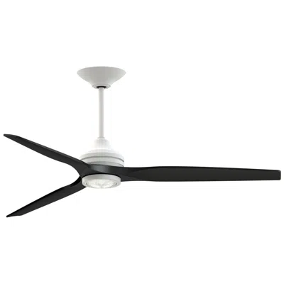 Fanimation Spitfire Dc Custom - 64 Inch - Mw With Bl Blades And Mw Led Lk