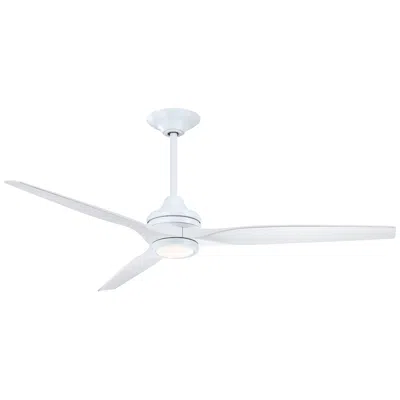 Fanimation Spitfire Dc Custom - 64 Inch - Mw With Ww Blades And Mw Led Lk