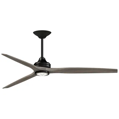 Fanimation Spitfire Dc Custom - 72 Inch - Bl With We Blades And Bl Led Lk