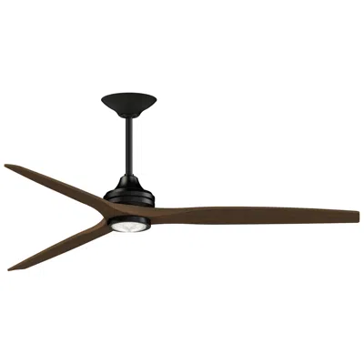 Fanimation Spitfire Dc Custom - 72 Inch - Bl With Wk Blades And Bl Led Lk