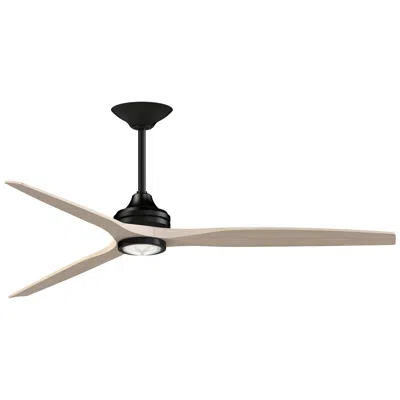 Fanimation Spitfire Dc Custom - 72 Inch - Bl With Ww Blades And Bl Led Lk