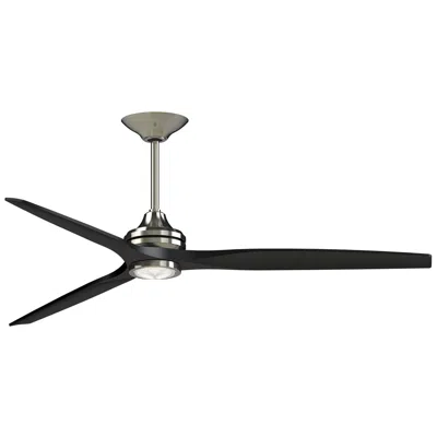 Fanimation Spitfire Dc Custom - 72 Inch - Bn With Bl Blades And Bn Led Lk