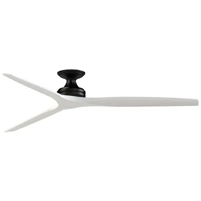 Fanimation Spitfire Dc Custom - 72 Inch Flush - Bl With Mw Blades