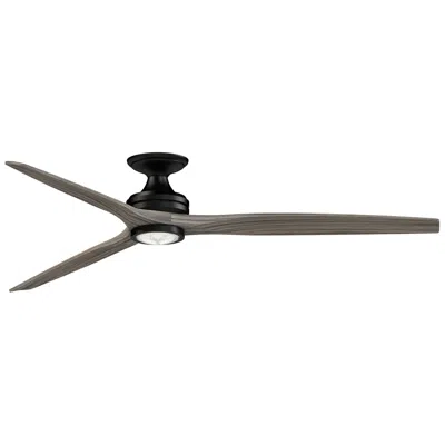 Fanimation Spitfire Dc Custom 72 Inch Flush - Bl With We Blades & Bl Le