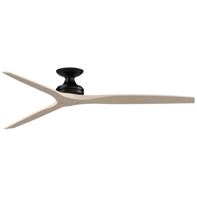 Fanimation Spitfire Dc Custom - 72 Inch Flush - Bl With Ww Blades