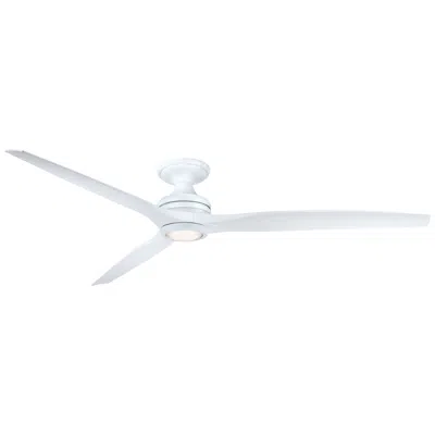 Fanimation Spitfire Dc Custom 72 Inch Flush - Mw W/ Mw Blades & Mw Led Lk