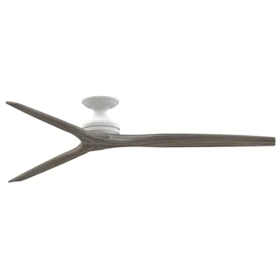 Fanimation Spitfire Dc Custom - 72 Inch Flush - Mw With We Blades