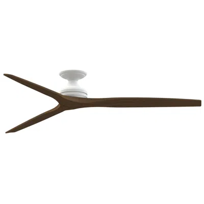 Fanimation Spitfire Dc Custom - 72 Inch Flush - Mw With Wk Blades