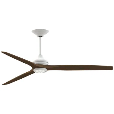 Fanimation Spitfire Dc Custom - 72 Inch - Mw With Wk Blades And Mw Led Lk
