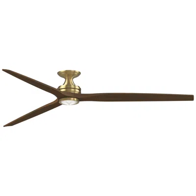 Fanimation Spitfire Dc Custom - 84" Flush - Bs With Wk Blades, Light Kit
