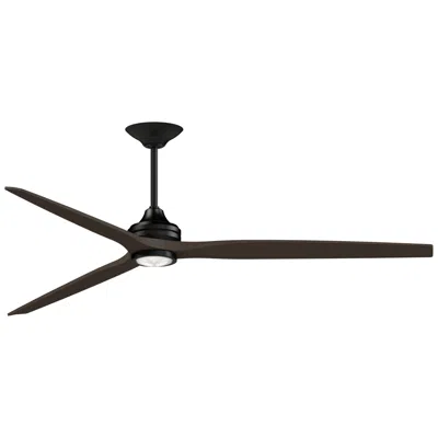 Fanimation Spitfire Dc Custom - 84 Inch - Bl With Dwa Blades And Bl Led Lk
