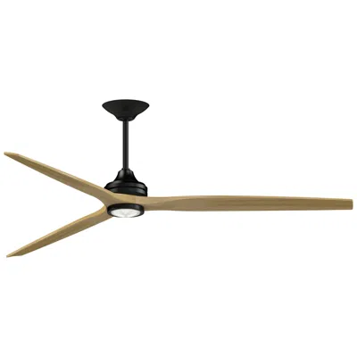 Fanimation Spitfire Dc Custom - 84 Inch - Bl With N Blades And Bl Led Lk