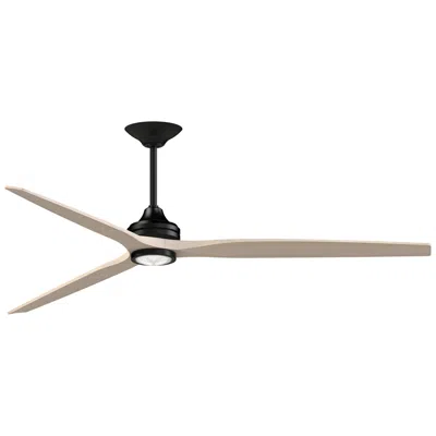 Fanimation Spitfire Dc Custom - 84 Inch - Bl With Ww Blades And Bl Led Lk
