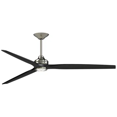 Fanimation Spitfire Dc Custom - 84 Inch - Bn With Bl Blades And Bn Led Lk