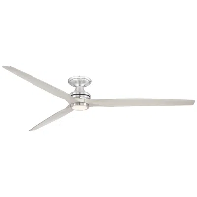 Fanimation Spitfire Dc Custom - 84 Inch Flush - Bn W/ Bn Blades, Light Kit