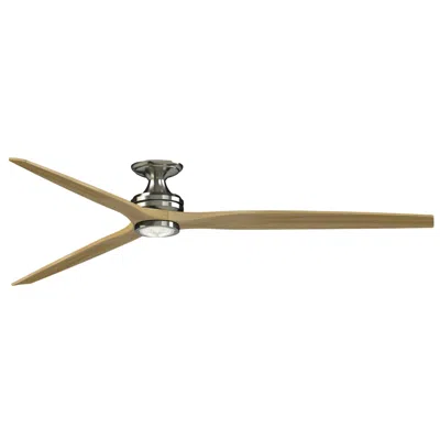 Fanimation Spitfire Dc Custom - 84 Inch Flush - Bn W/ N Blades & Light Kit