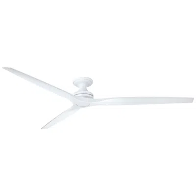 Fanimation Spitfire Dc Custom - 84 Inch Flush - Mw With Mw Blades