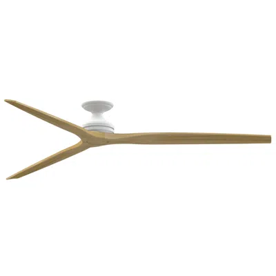 Fanimation Spitfire Dc Custom - 84 Inch Flush - Mw With N Blades
