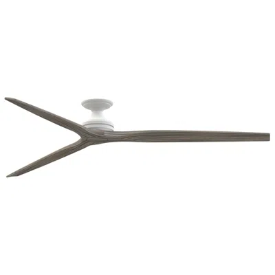 Fanimation Spitfire Dc Custom - 84 Inch Flush - Mw With We Blades